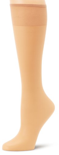 0012036123097 - HANES SILK REFLECTIONS WOMEN'S 2-PACK KNEE HIGH SANDALFOOT, LTL COLOR, ONE SIZE