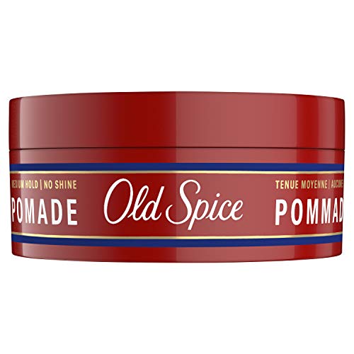0012044046098 - OLD SPICE HAIR STYLING POMADE FOR MEN, MEDIUM HOLD/NO SHINE, 2.22 OZ