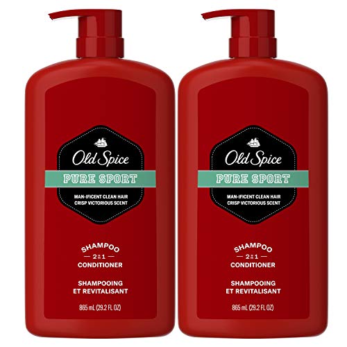 0012044047446 - OLD SPICE PURE SPORT 2IN1 SHAMPOO AND CONDITIONER FOR MEN, 29.2 OZ EACH, TWIN PACK