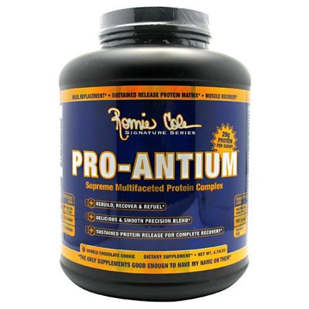 0120492047106 - RONNIE COLEMAN SIGNATURE SERIES PRO-ANTIUM, GREAT TASTING SUPREME MULTIFACETED PROTEIN POWDER, DOUBLE CHOCOLATE COOKIE, 5.6 POUND