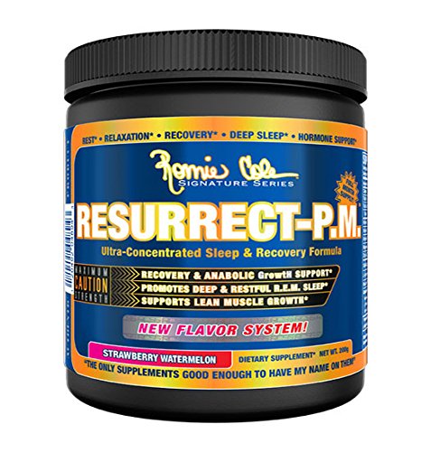 0120492048974 - RONNIE COLEMAN SIGNATURE SERIES RESURRECT-PM, DEEP RESTFUL SLEEP AND ANABOLIC MUSCLE BUILDING RECOVERY FORMULA, PROMOTES LEAN MUSCLE GROWTH AND REM SLEEP, STRAWBERRY WATERMELON, 200 GRAM