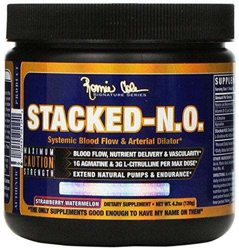 0120492051240 - RONNIE COLEMAN SIGNATURE SERIES STACKED-NO POWDER, STIMULANT FREE PRE WORKOUT CAPSULE FOR NATURAL PUMPS AND EXTREME VASCULARITY, STRAWBERRY WATERMELON, 30 SERVINGS