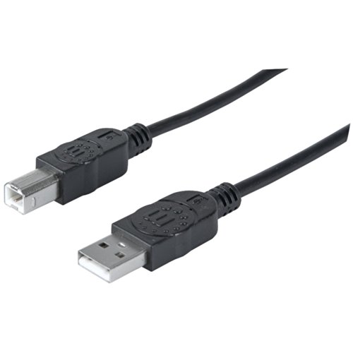 0012300009928 - MANHATTAN 393829 HI-SPEED A MALE- TO-B MALE USB CABLE