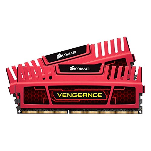 0012300512305 - CORSAIR VENGEANCE RED 8GB (2X4GB) DDR3 1866 MHZ (PC3 15000) DESKTOP MEMORY (CMZ8GX3M2A1866C9R)