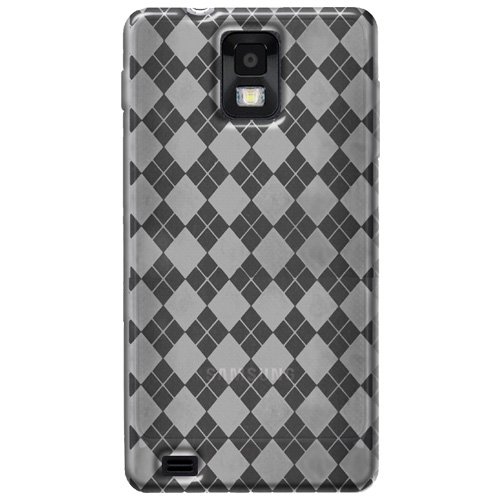 0012301426274 - AMZER LUXE ARGYLE HIGH GLOSS TPU SOFT GEL SKIN CASE FOR SAMSUNG INFUSE 4G I997 - CLEAR - 1 PACK - CASE