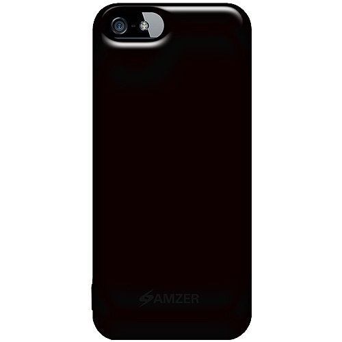 0012301660364 - AMZER SOFT GEL TPU GLOSS SKIN FIT CASE COVER FOR APPLE IPHONE 5, IPHONE 5S (FITS ALL CARRIERS) - BLACK