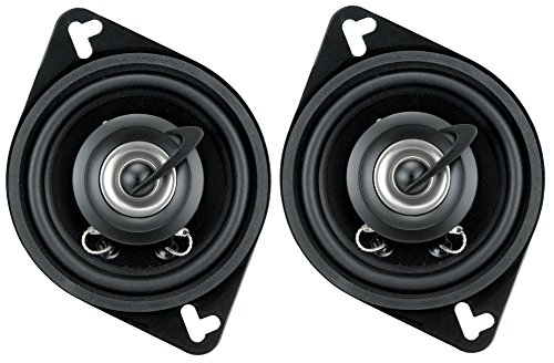 0012301766097 - PLANET AUDIO TQ322 3.5-INCH 2-WAY SPEAKER SYSTEM POLY INJECTION CONE (BLACK)
