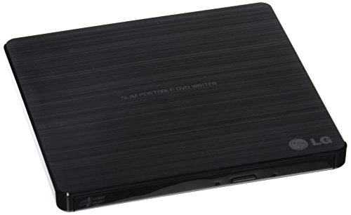 0012302437729 - LG ELECTRONICS 8X USB 2.0 ULTRA SLIM PORTABLE DVD REWRITER, EXTERNAL DRIVE WITH M-DISC SUPPORT, RETAIL (BLACK) GP60NB50