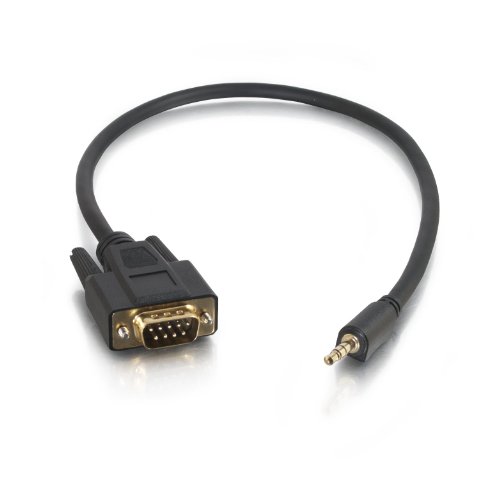 0012302525648 - C2G / CABLES TO GO 02444 VELOCITY DB9 MALE TO 3.5MM MALE SERIAL RS232 ADAPTER CABLE (1.5 FEET)