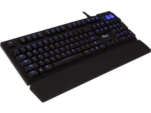 0012302564791 - ROSEWILL APOLLO BLUE BACKLIT MECHANICAL GAMING KEYBOARD WITH CHERRY MX BLUE SWITCH (RK-9100XB)
