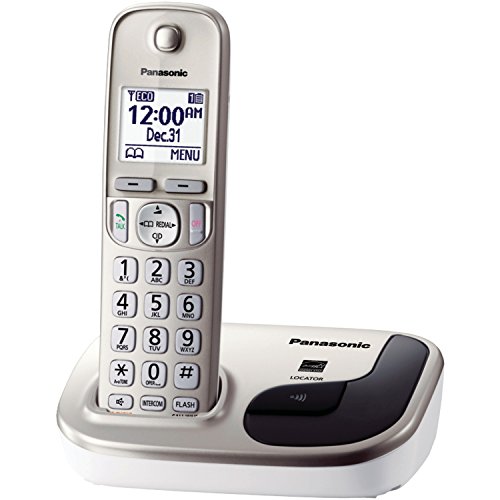 0012302973760 - PANASONIC KX-TGD210N DECT 6.0 1.9 GHZ EXPANDABLE DIGITAL CORDLESS PHONE WITH 1 HANDSET, CHAMPAGNE GOLD