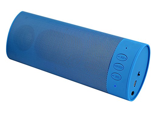 0012303690895 - ECO SOUND ENGINEERING BLUETOOTH STEREO SPEAKER WITH MIC-BLUE