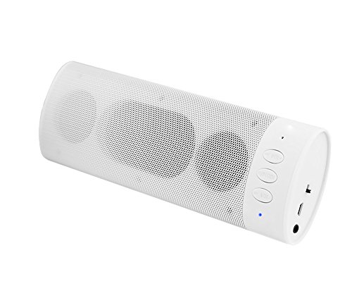 0012303690918 - ECO SOUND ENGINEERING BLUETOOTH STEREO SPEAKER WITH MIC-WHITE