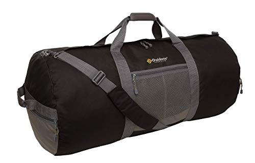 0012303889497 - OUTDOOR PRODUCTS UTILITY DUFFLE (BLACK, MEDIUM)
