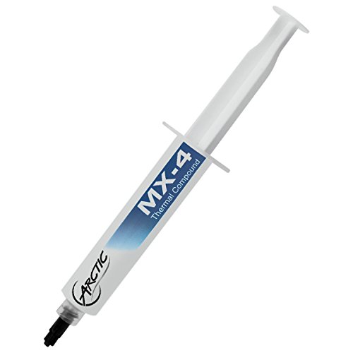 0012304361749 - ARCTIC MX-4 THERMAL COMPOUND PASTE, CARBON BASED HIGH PERFORMANCE, HEATSINK PASTE, THERMAL COMPOUND CPU FOR ALL COOLERS, THERMAL INTERFACE MATERIAL - 20 GRAMS