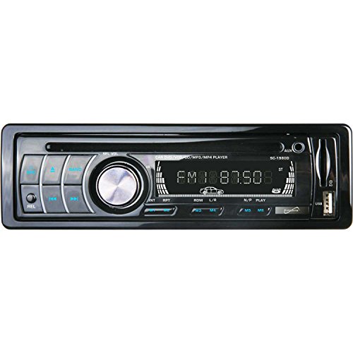 0012304918059 - SUPERSONIC DVD/MP3/CD RECEIVER WITH AM/FM RAIO, USB/SD INPUTS, AUX IN &DETACHABLE PANEL