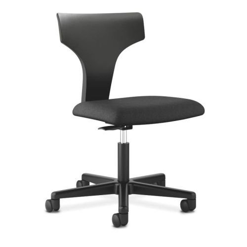 0012306084424 - BASYX BY HON HVL251 TASK CHAIR FOR OFFICE OR COMPUTER DESK, BLACK FABRIC