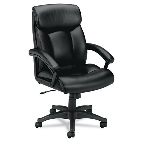 0012306125523 - BASYX BY HON VL151 EXECUTIVE HIGH-BACK CHAIR FOR OFFICE OR COMPUTER DESK, BLACK