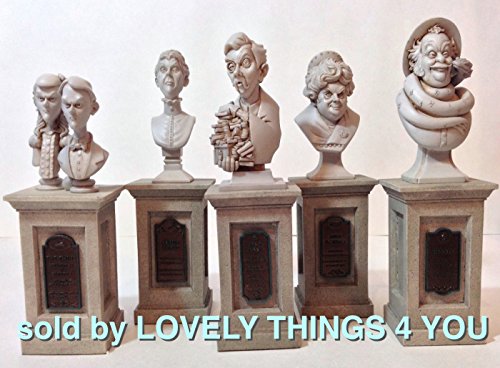 0123456701649 - NEW DISNEY PARKS THE HAUNTED MANSION 45TH ANNIVERSARY BUST FIGURE SET STATUE SCULPTURES