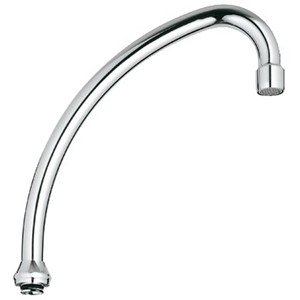 1234567891231 - GROHE 13047000 SWAN SPOUT,7-3/4-INCH, CHROME FINISH