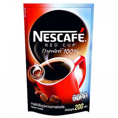 0123496745634 - NESCAFE INSTANT COFFEE RED CUP RED COLOR 200 G.