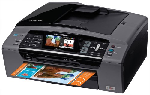 0012502623175 - BROTHER MFC-495CW INKJET COLOR MULTIFUNCTION CENTER WITH WIRELESS NETWORKING FOR THE SMALL OFFICE/HOME OFFICE