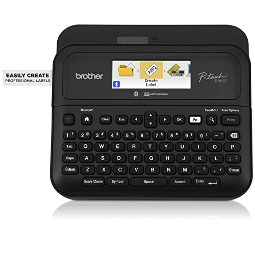 0012502668794 - BROTHER P-TOUCH PT- D610BT BUSINESS PROFESSIONAL CONNECTED LABEL MAKER | CONNECT AND CREATE VIA BLUETOOTH® ON TZE LABEL TAPES UP TO ~1 INCH