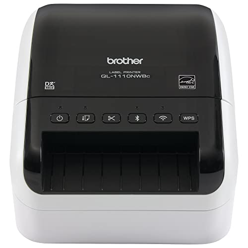 0012502672395 - BROTHER QL-1110NWBC WIDE FORMAT, POSTAGE AND BARCODE PROFESSIONAL THERMAL LABEL PRINTER WITH WIRELESS CONNECTIVITY