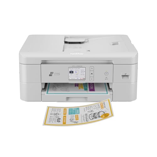 0012502673064 - BROTHER PRINT & CUT MFC-J1800DW WIRELESS COLOR ALL-IN-ONE INKJET PRINTER WITH AUTOMATIC PAPER CUTTER | INCLUDES 4 MONTH REFRESH SUBSCRIPTION TRIAL, AMAZON DASH REPLENISHMENT READY