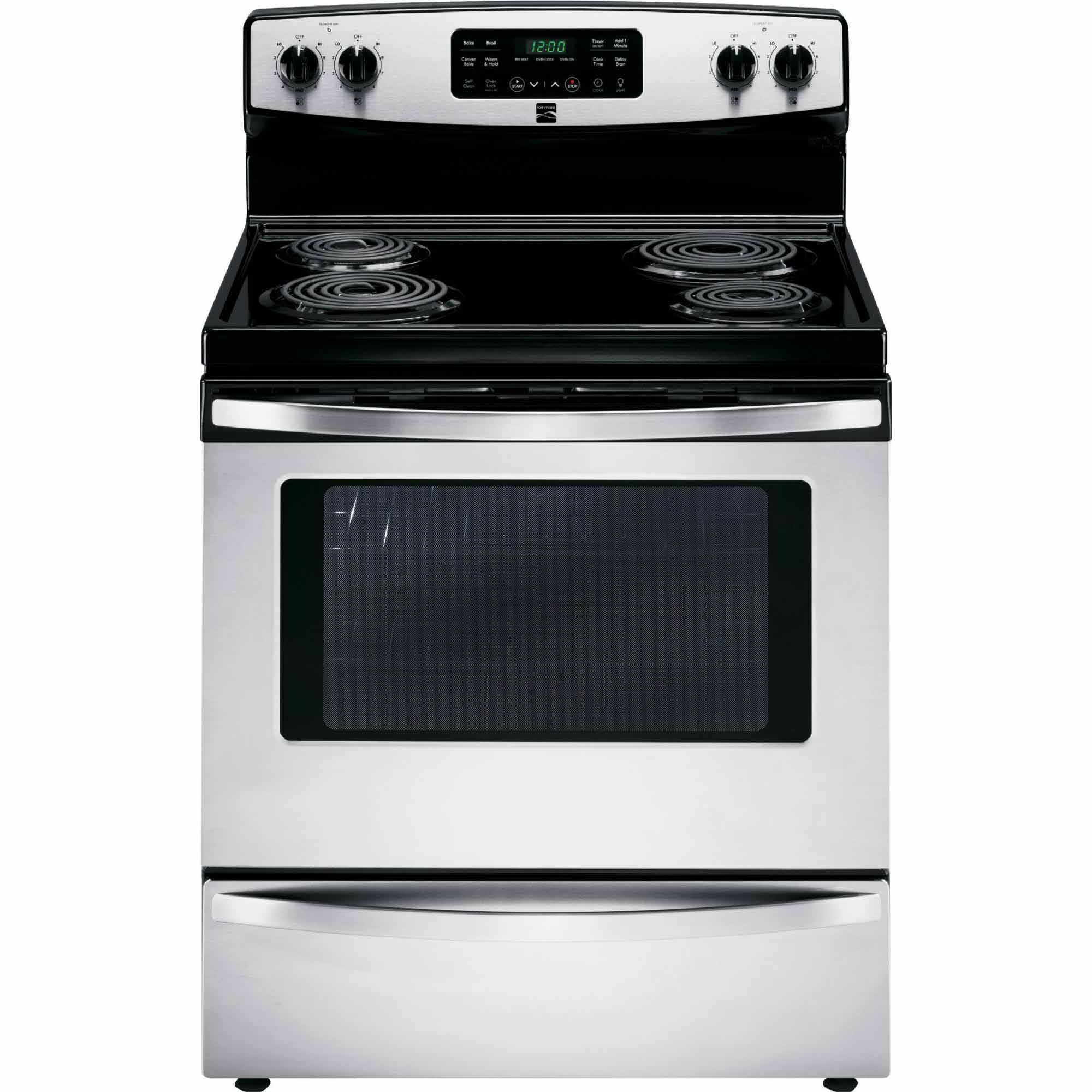 0012505508097 - 94153 5.4 CU. FT. SELF-CLEANING ELECTRIC RANGE W / CONVECTION OVEN - STAINLESS STEEL