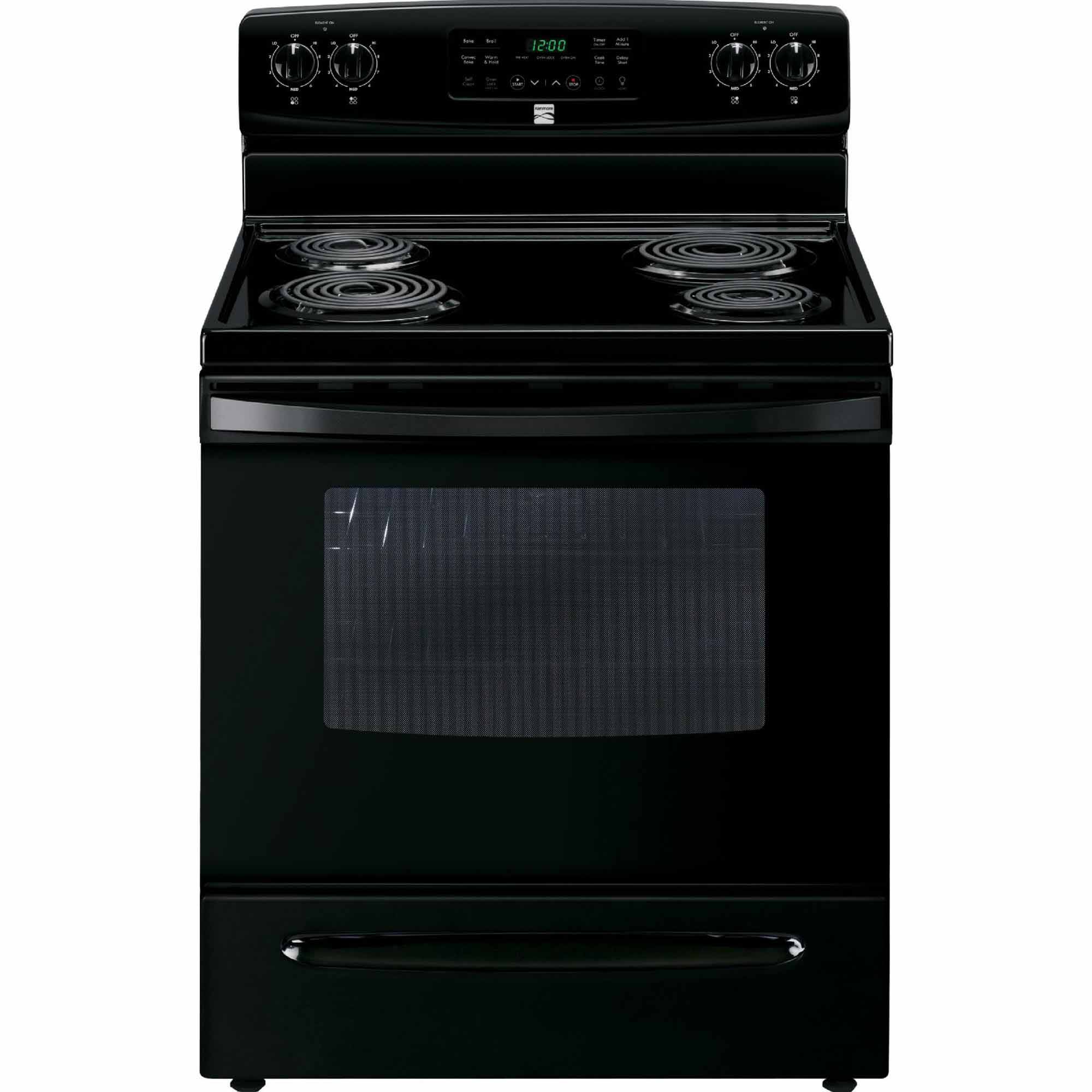 0012505508103 - 94159 5.4 CU. FT. SELF-CLEANING ELECTRIC RANGE W / CONVECTION OVEN - BLACK