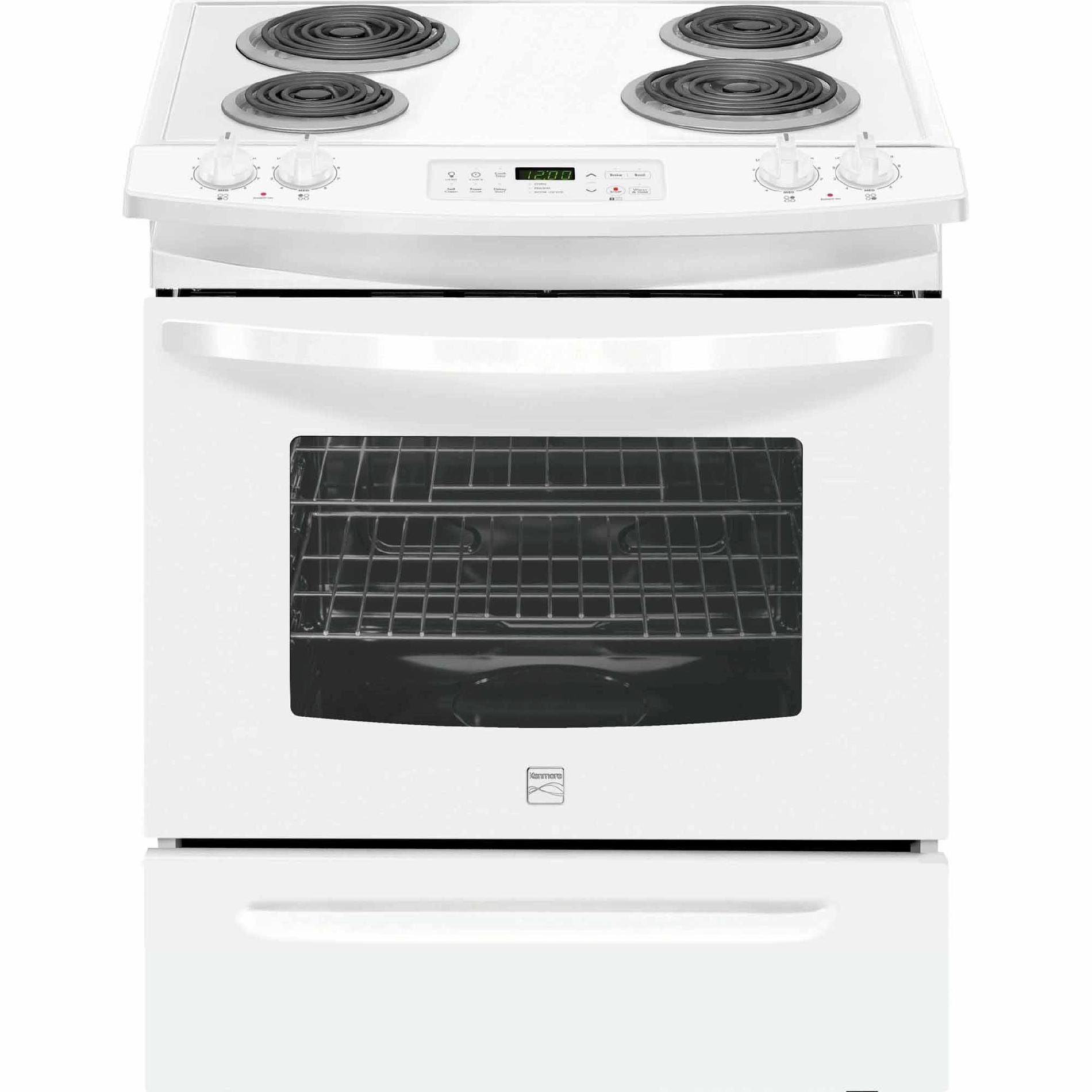 0012505801020 - 42522 4.6 CU. FT. SELF-CLEAN SLIDE-IN ELECTRIC RANGE W/ DELUXE COIL ELEMENTS - WHITE