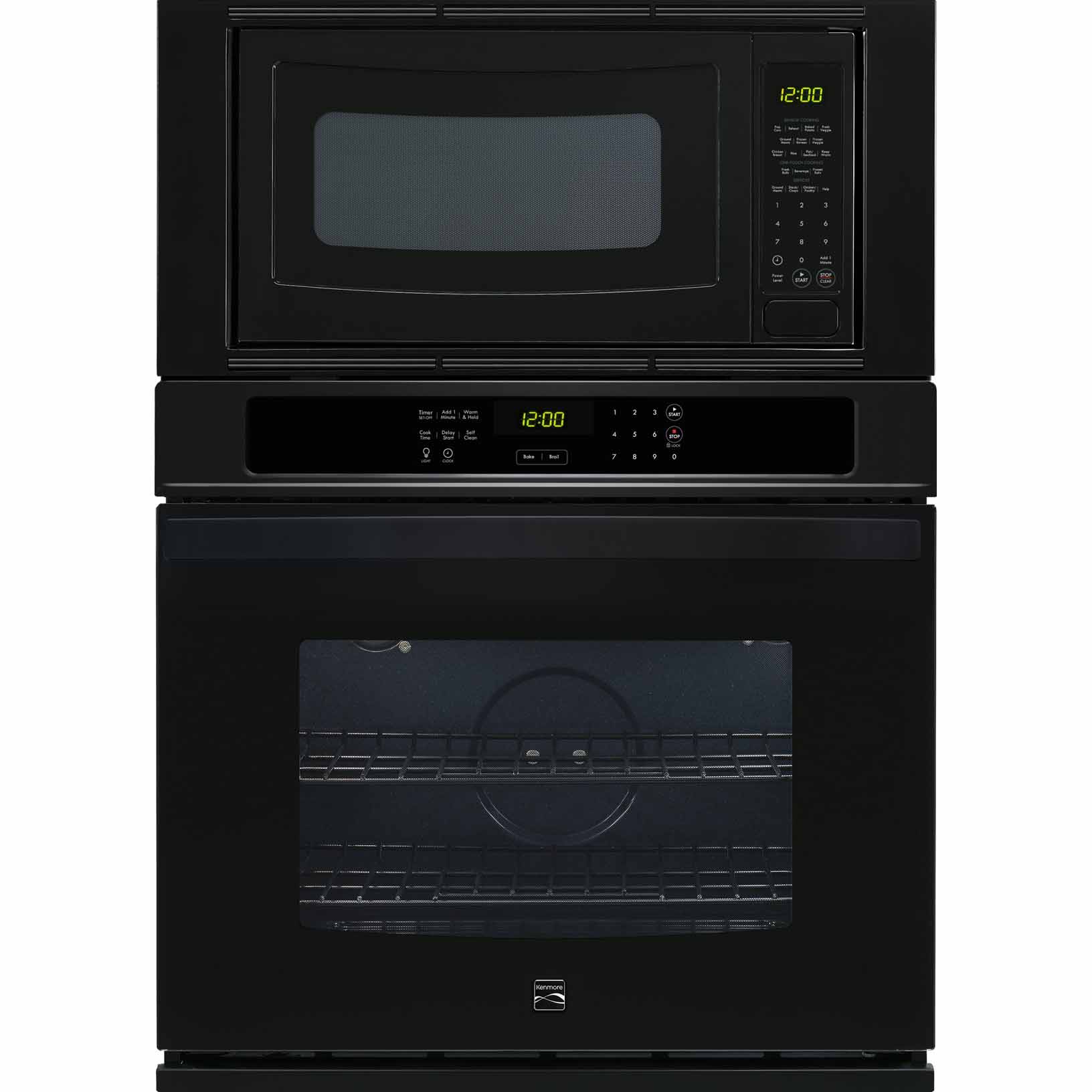 0012505801211 - 49609 27 ELECTRIC COMBINATION WALL OVEN - BLACK