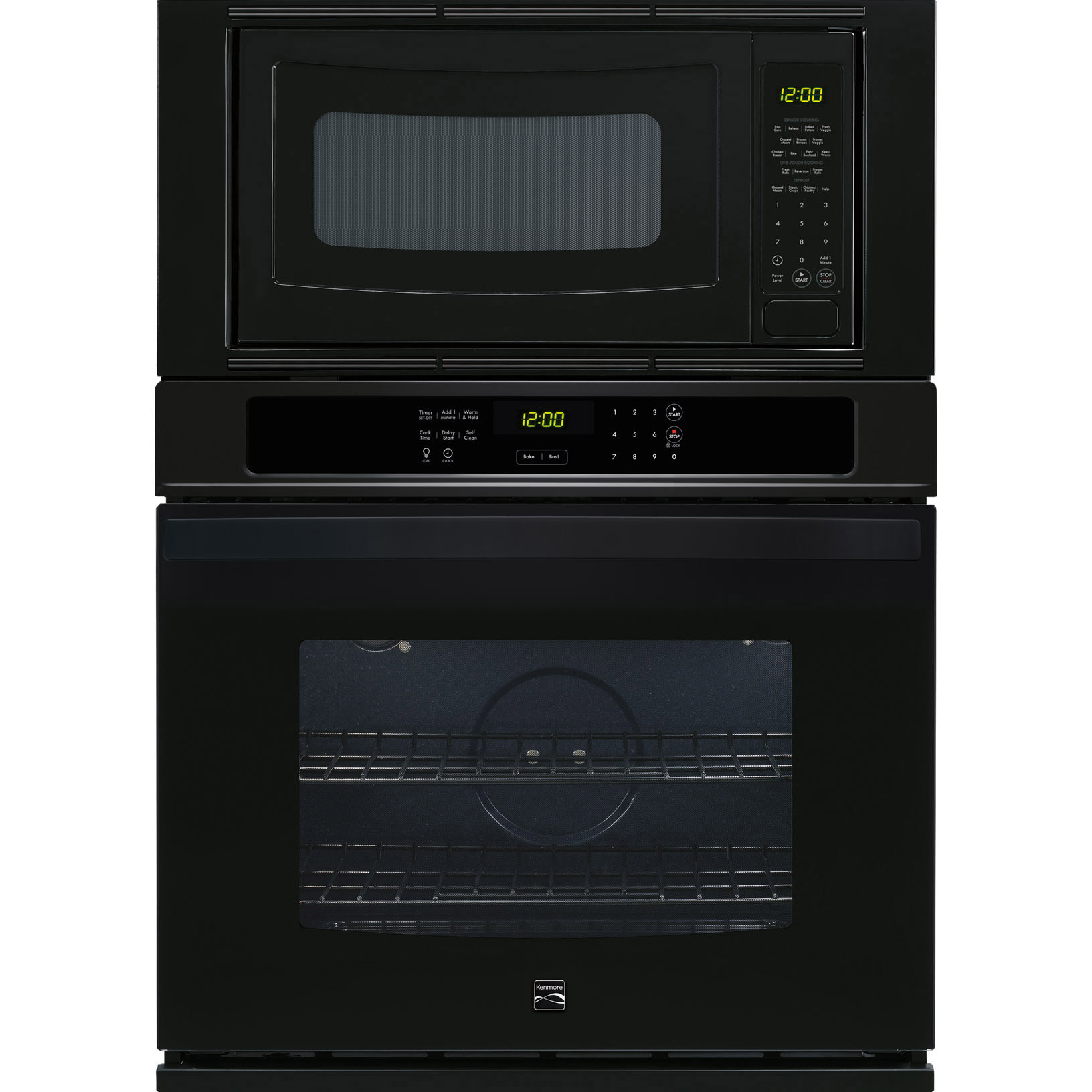 0012505801242 - 49619 30 ELECTRIC COMBINATION WALL OVEN - BLACK
