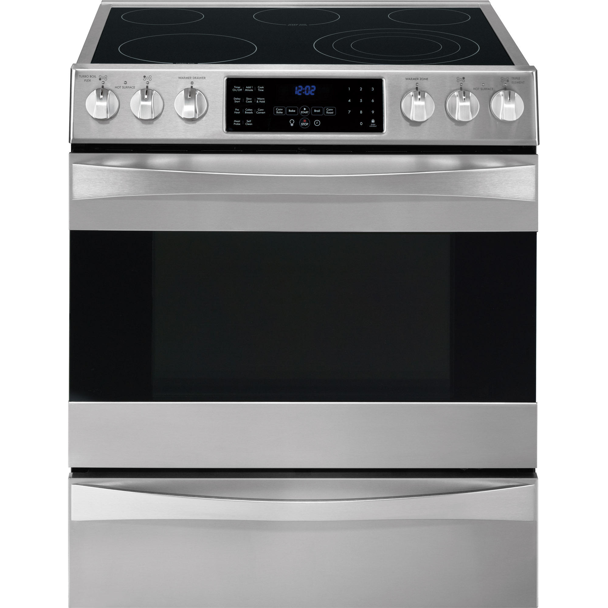 0012505803352 - 41313 4.6 CU. FT. SELF-CLEAN ELECTRIC DUAL TRUE CONVECTION RANGE - STAINLESS STEEL