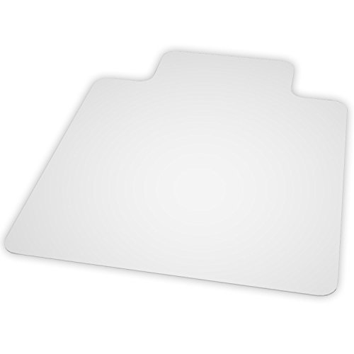 0012544000118 - ES ROBBINS EVERLIFE HARD FLOOR RECTANGLE VINYL CHAIR MAT 46 BY 60-INCH CLEAR