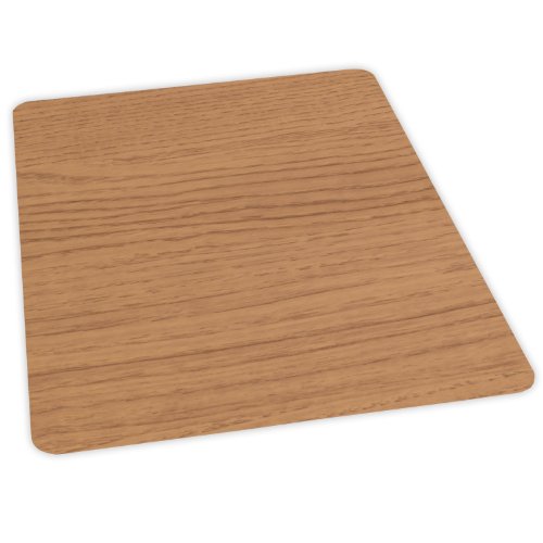 0012544012036 - ES ROBBINS WOOD VENEER STYLE RECTANGLE CHAIR MAT FOR HARD FLOORS, 36 BY 48-INCH, NATURAL