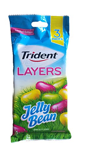 0012546005876 - TRIDENT JELLY BEAN GUM LAYERS LIMITED EDITION PACK OF 6