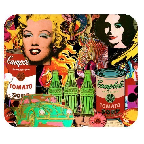 0012561412871 - MAGICCOM ©NEW DIY DESIGN ANDY WARHOL MARILYN MONROE HIGH QUALITY PRINTING SQUARE MOUSE PAD DESIGN YOUR OWN COMPUTER MOUSEPAD