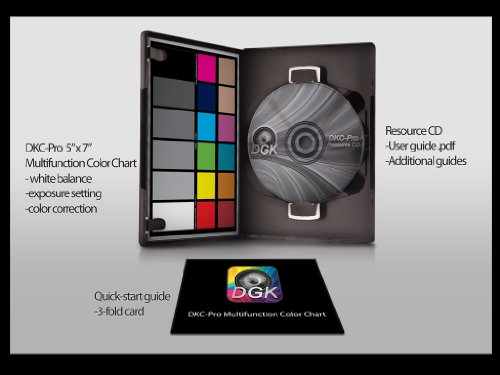 0012562284286 - DGK COLOR TOOLS DKC-PRO MULTIFUNCTION COLOR CHART WITH WHITE BALANCE AND EXPOSURE TOOLS