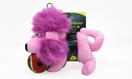 0012575184740 - HYPER PET TUGGIN' TAIL DOG TOY, POODLE, SMALL