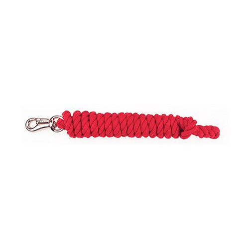 0012575983718 - ROSE AMERICA 40615 BMB COTTON HORSE LEAD ROPE, 5/8-INCH BY 10-FEET, RED
