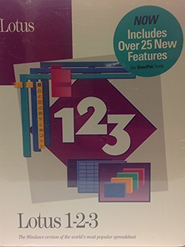 0012653091267 - VINTAGE 1991 1992 LOTUS 1-2-3 RELEASE 1.1 FOR WINDOWS 3.0, 3.1 OR HIGHER - 3.5 INCH DISK MEDIA - IBM PC OR COMPATIBLE 286 AND HIGHER