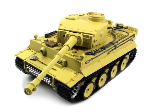 0126711000075 - TAIGEN GERMAN TIGER 1 ELECTRIC AIRSOFT RC TANK WORLD WAR II WWII 2.4GHZ BIG 1:16 SCALE READY TO RUN RTR (EARLY VERSION), SHOOTS AIRSOFT BB'S