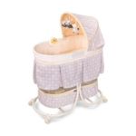 0012914260432 - MOTHER'S TOUCH SOOTHING BASSINET GREY YELLOW