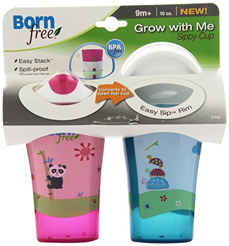 0012914479407 - BORN FREE GROW WITH ME SIPPY CUP (2 PACK)