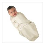 0012914738108 - SUMMER INFANT | SWADDLEME BLANKET ORGANIC COTTON LARGE 4 - 9 MONTHS OR 14-22 LBS IN IVORY