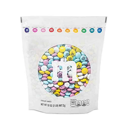 0012937008301 - M&MS NEW BABY MILK CHOCOLATE CANDY - 2LBS OF BULK CANDY PERFECT FOR GENDER REVEAL, NEW BABY ANNOUNCEMENT, DIY BABY SHOWERS AND SWEET BABY GIFTS