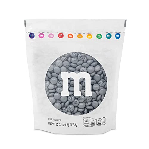 0012937008387 - M&MS PRE-DESIGNED 25TH ANNIVERSARY MILK CHOCOLATE CANDY - 2LBS OF BULK CANDY PERFECT FOR SILVER ANNIVERSARY PARTY, 25TH ANNIVERSARY GIFTS AND DIY ANNIVERSARY PARTY FAVORS