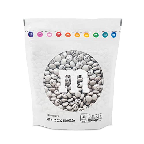 0012937008400 - M&MS 70TH ANNIVERSARY MILK CHOCOLATE CANDY - 2LBS OF BULK CANDY PERFECT FOR PLATINUM ANNIVERSARY PARTY, 70TH ANNIVERSARY DIY ANNIVERSARY PARTY FAVORS